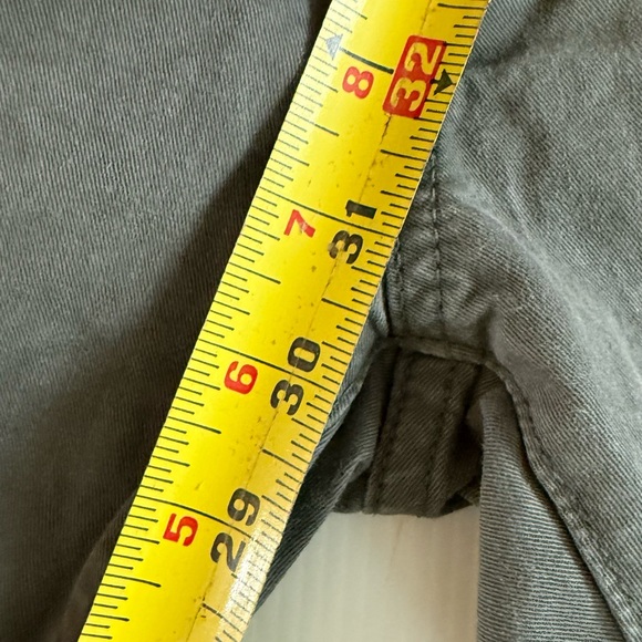 Flint and Tinder Pants Mens 34x32 Green Slim Fit Chino Stretch Casual - Picture 8 of 8